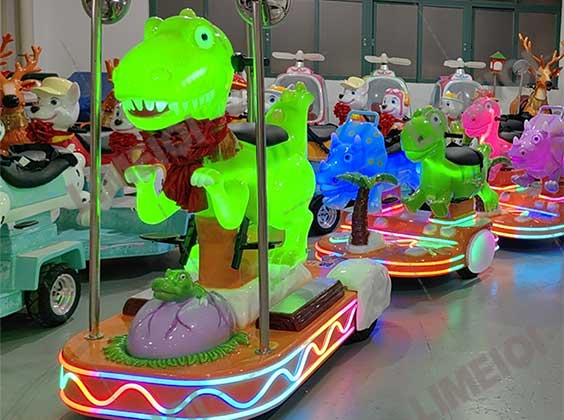 Tàu khủng long không ray - công viên vui chơi giải trí MTCrides